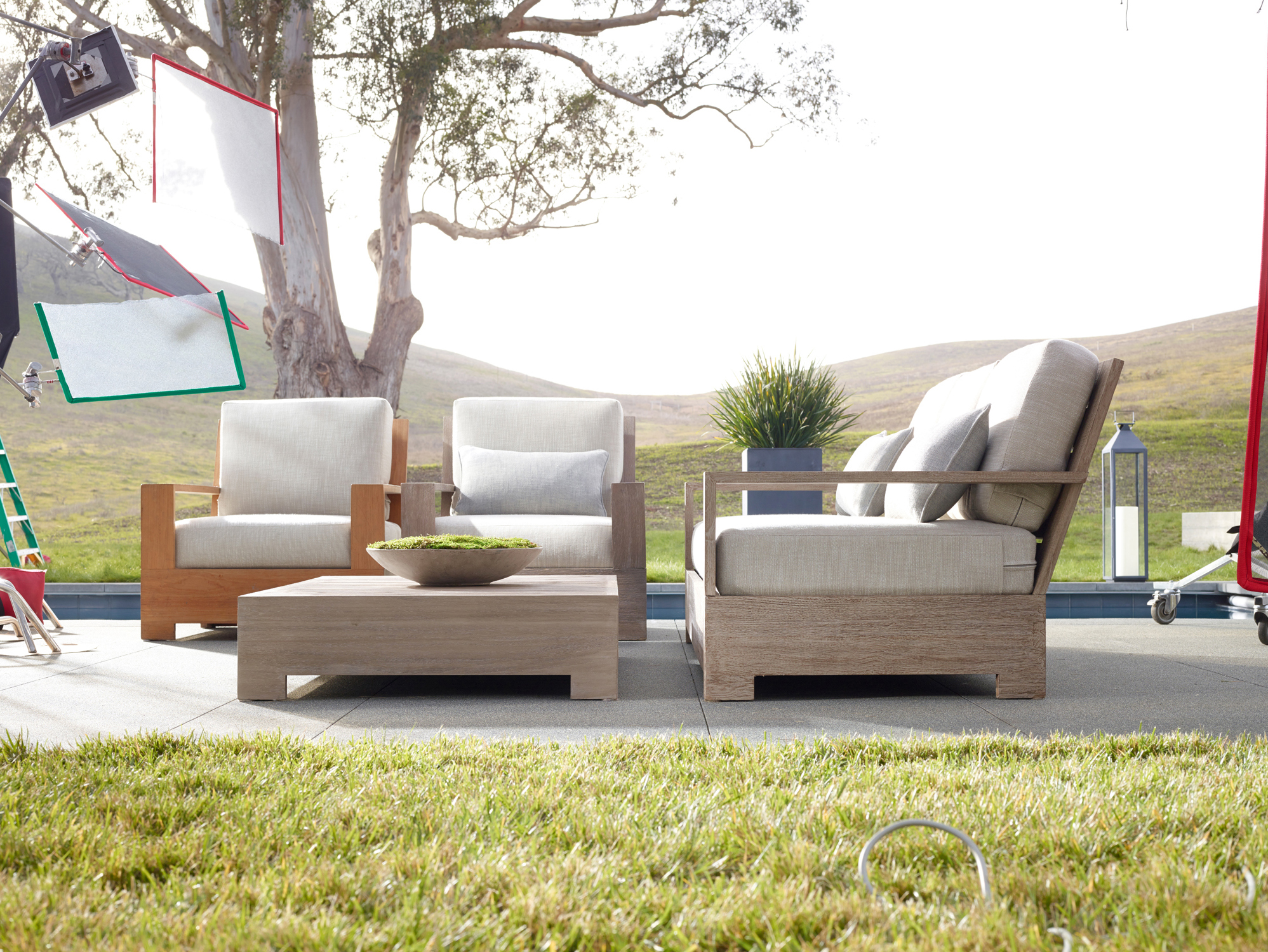 Restoration Hardware lifestyle composite, before